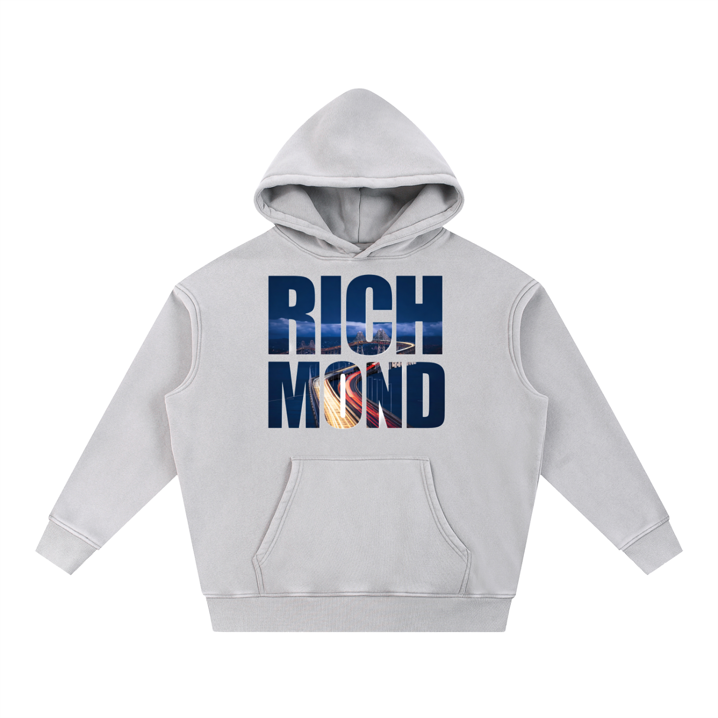 Richmond Snow Wash Fleece Oversize Hoodie