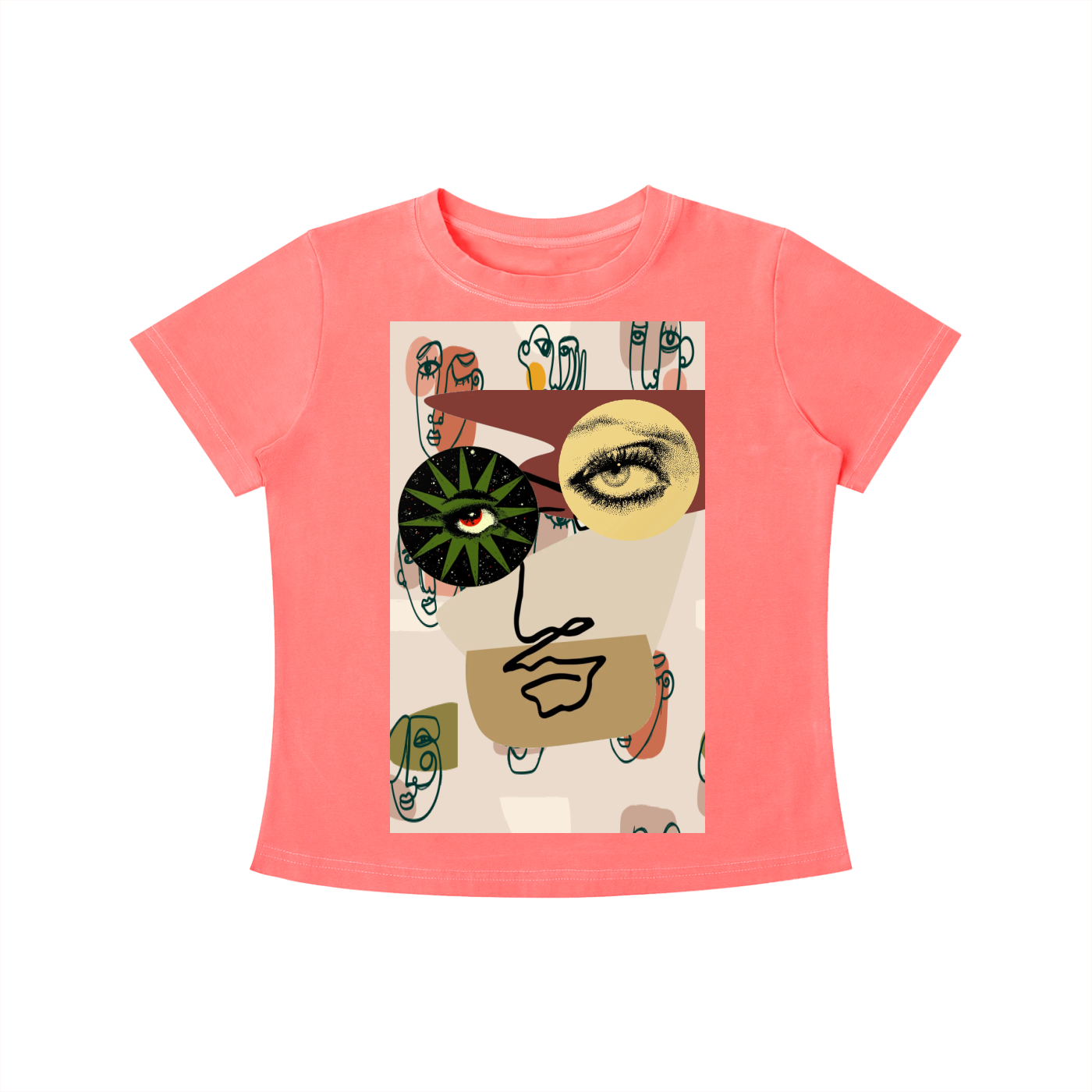 I am Beautiful Vintage Wash Slim Fit T-shirt
