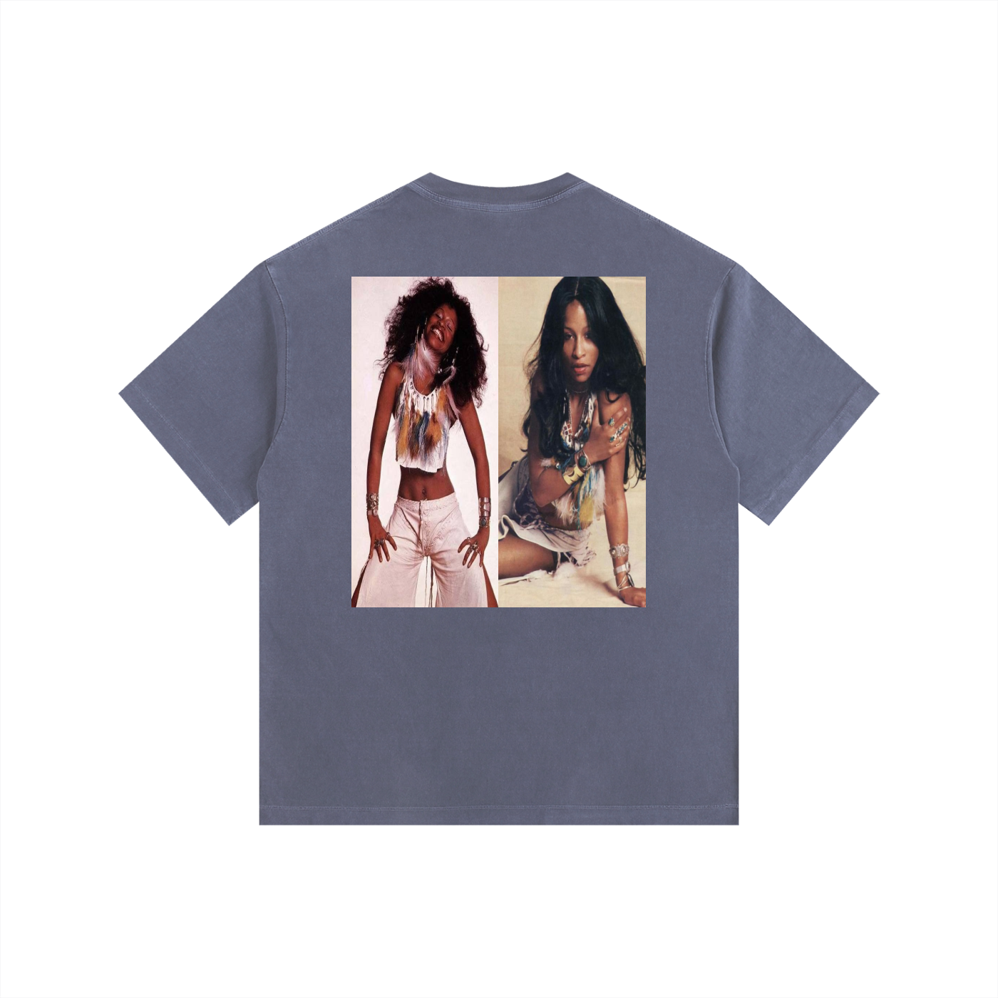 Vintage Chaka Khan Washed Oversized Cotton T-Shirt
