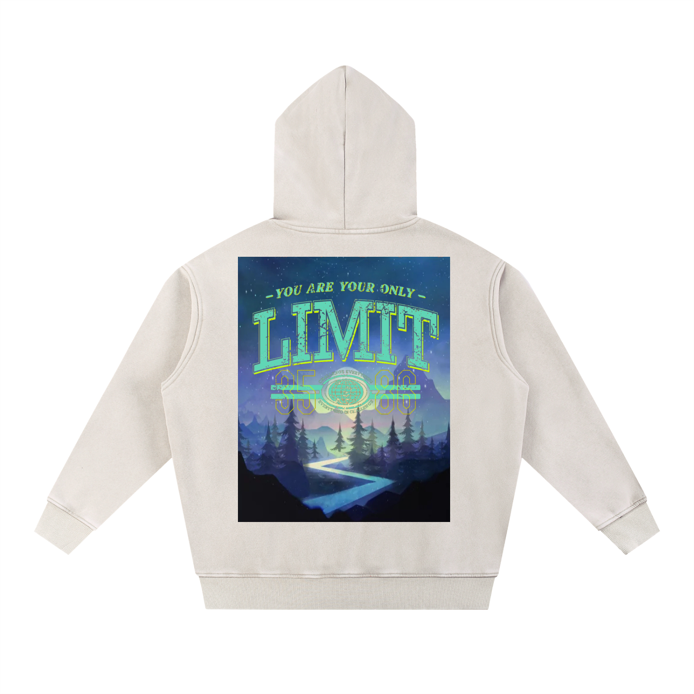 District Snow Wash Fleece Oversize Hoodie
