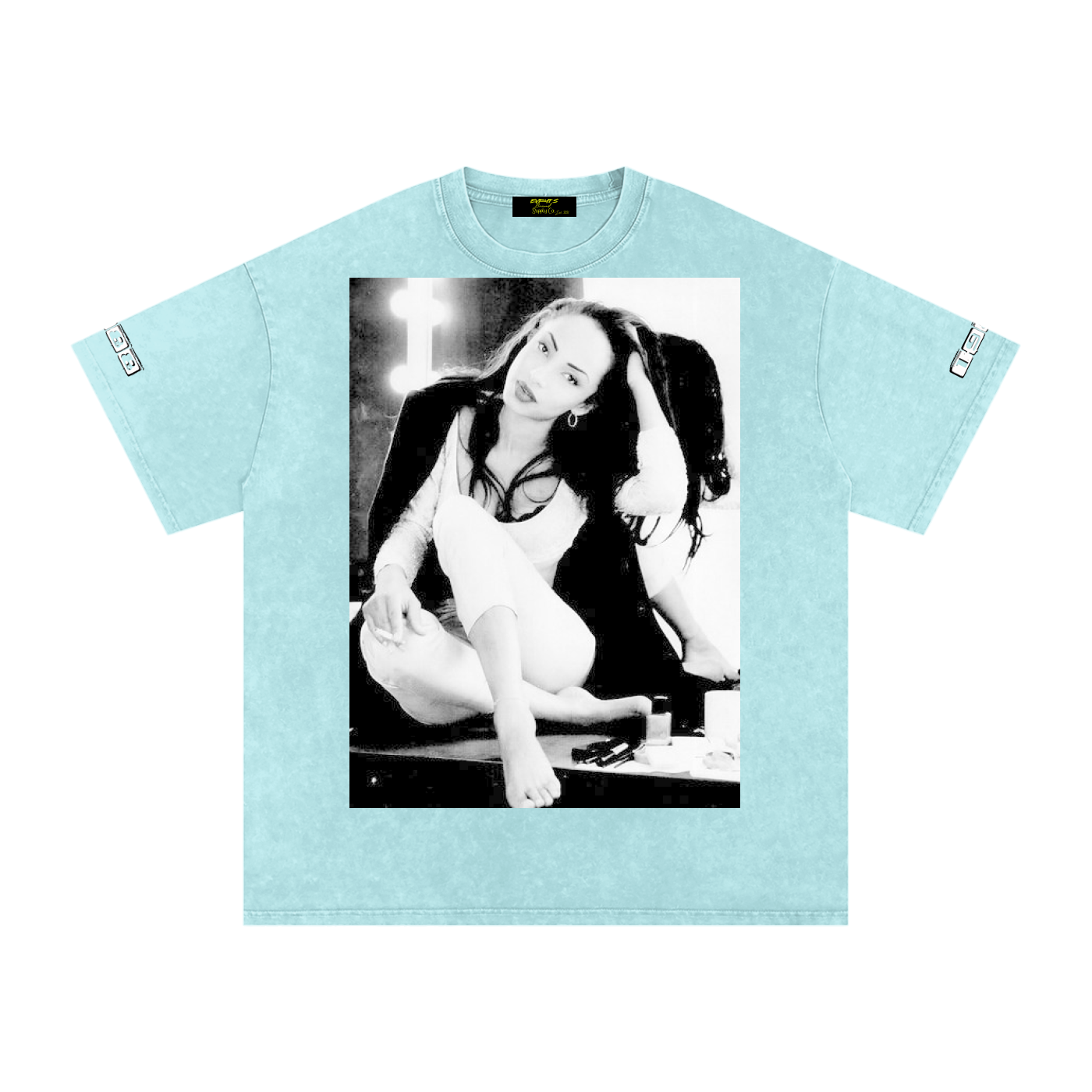 Sade #1 Snow Washed Oversized Cotton T-Shirt