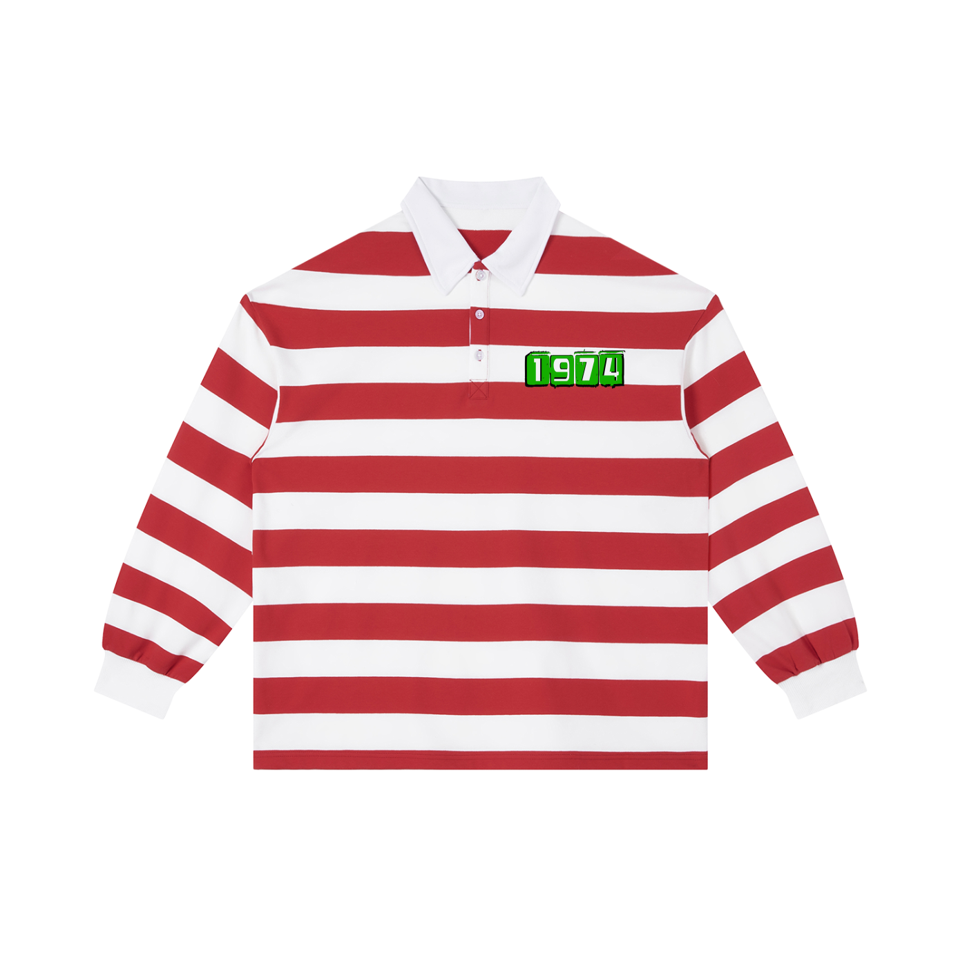 Hong Kong Phoey Color Block Stripe Polo Shirt