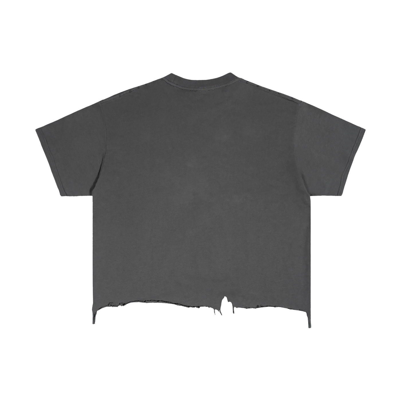 Sad Soul Vintage Wash Boxy Distressed Hem T-Shirt