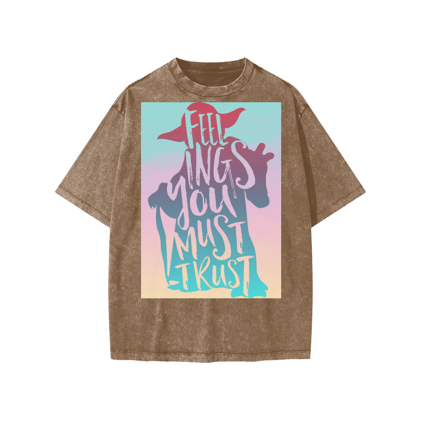 Yoda / Feelings Snow Washed Kids' T-Shirt