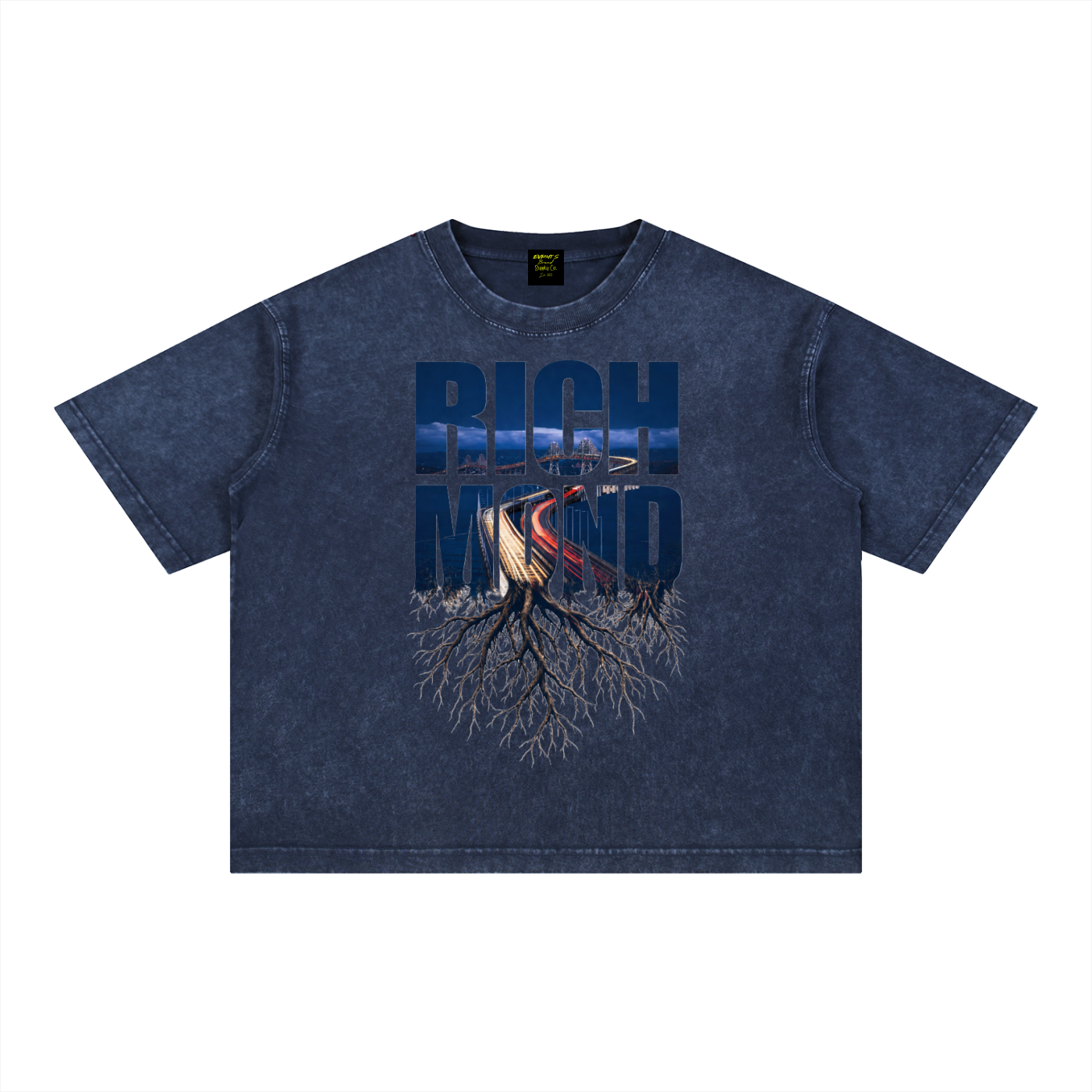 Limited edition Richmond Rooted Mineral Wash Boxy Cotton T-Shirt