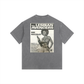 Vintage Rebellious JukeBox Washed Oversized Cotton T-Shirt