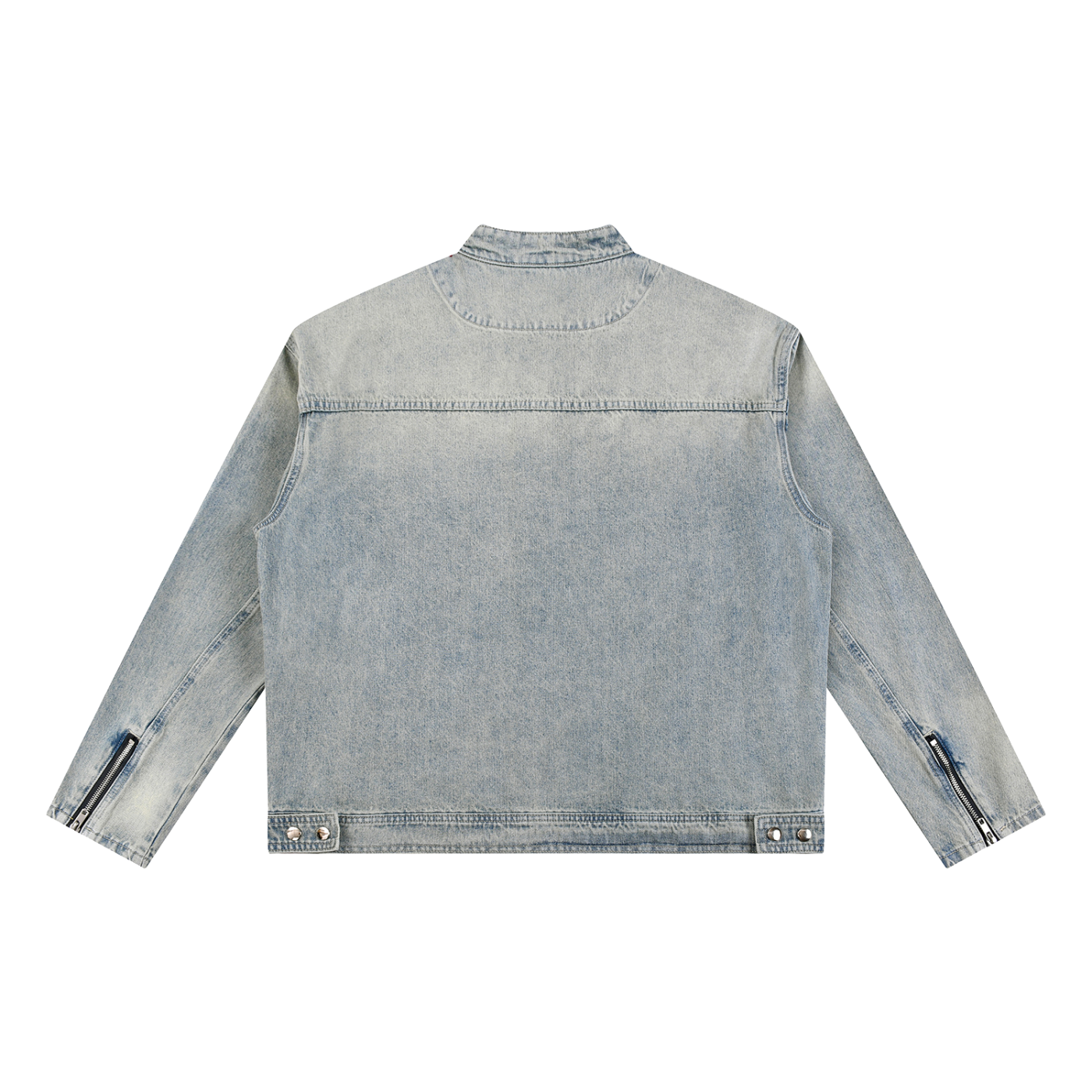 Courage Vintage Wash Zip Denim Jacket