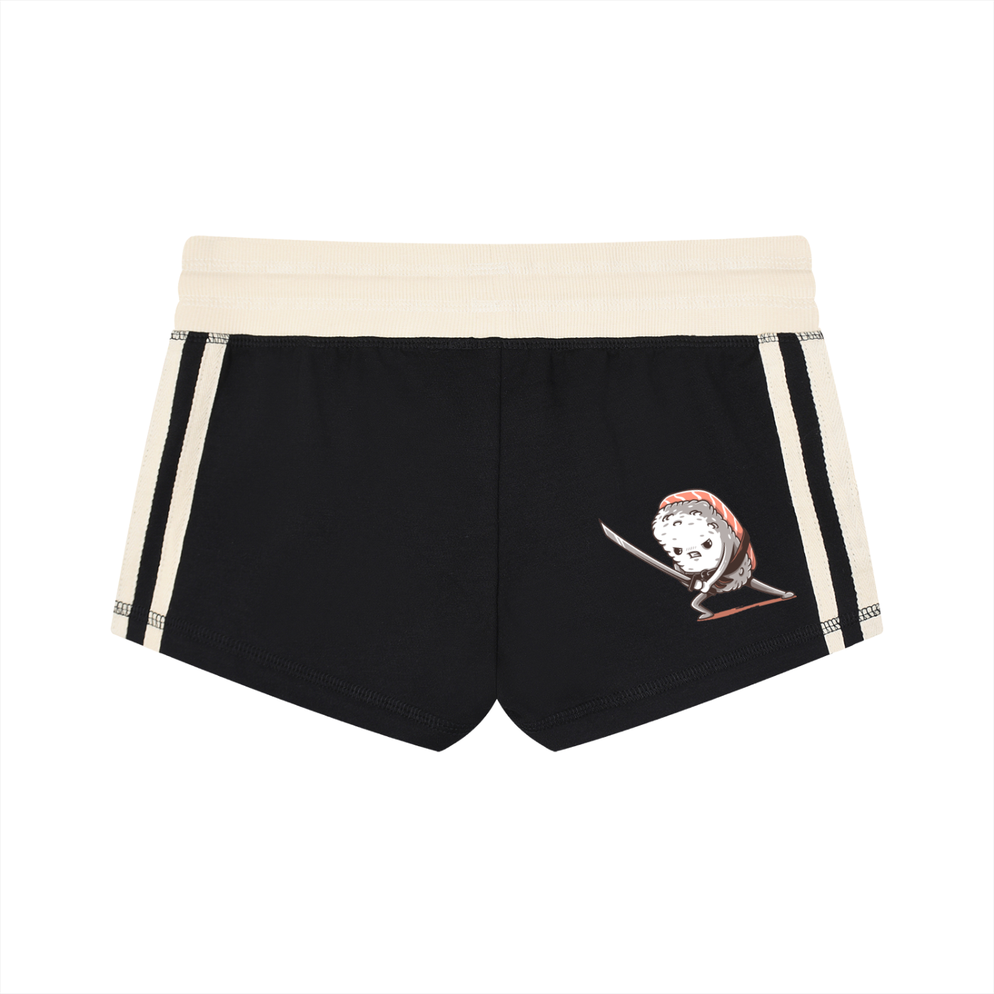 Sushi Samurai Women's Contrast Stripe Track Shorts
