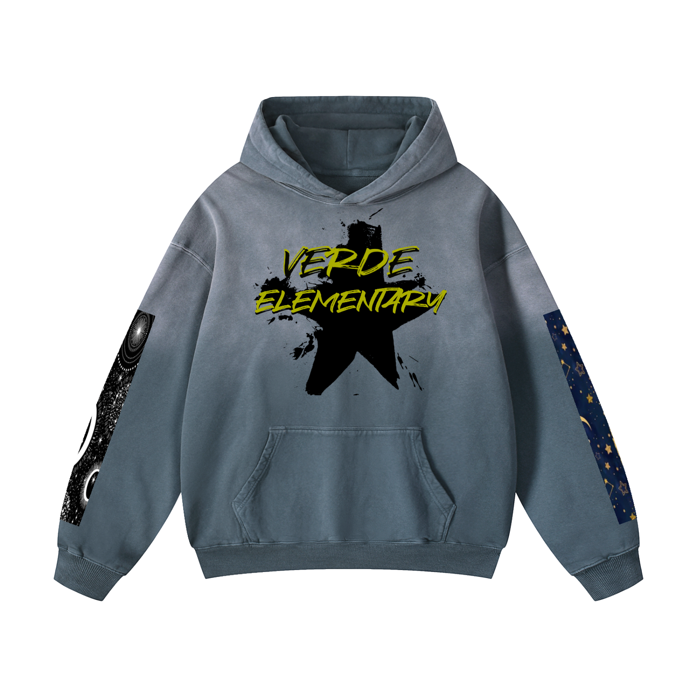 Verde Elementary Heavyweight Sun-faded Oversized Hoodie