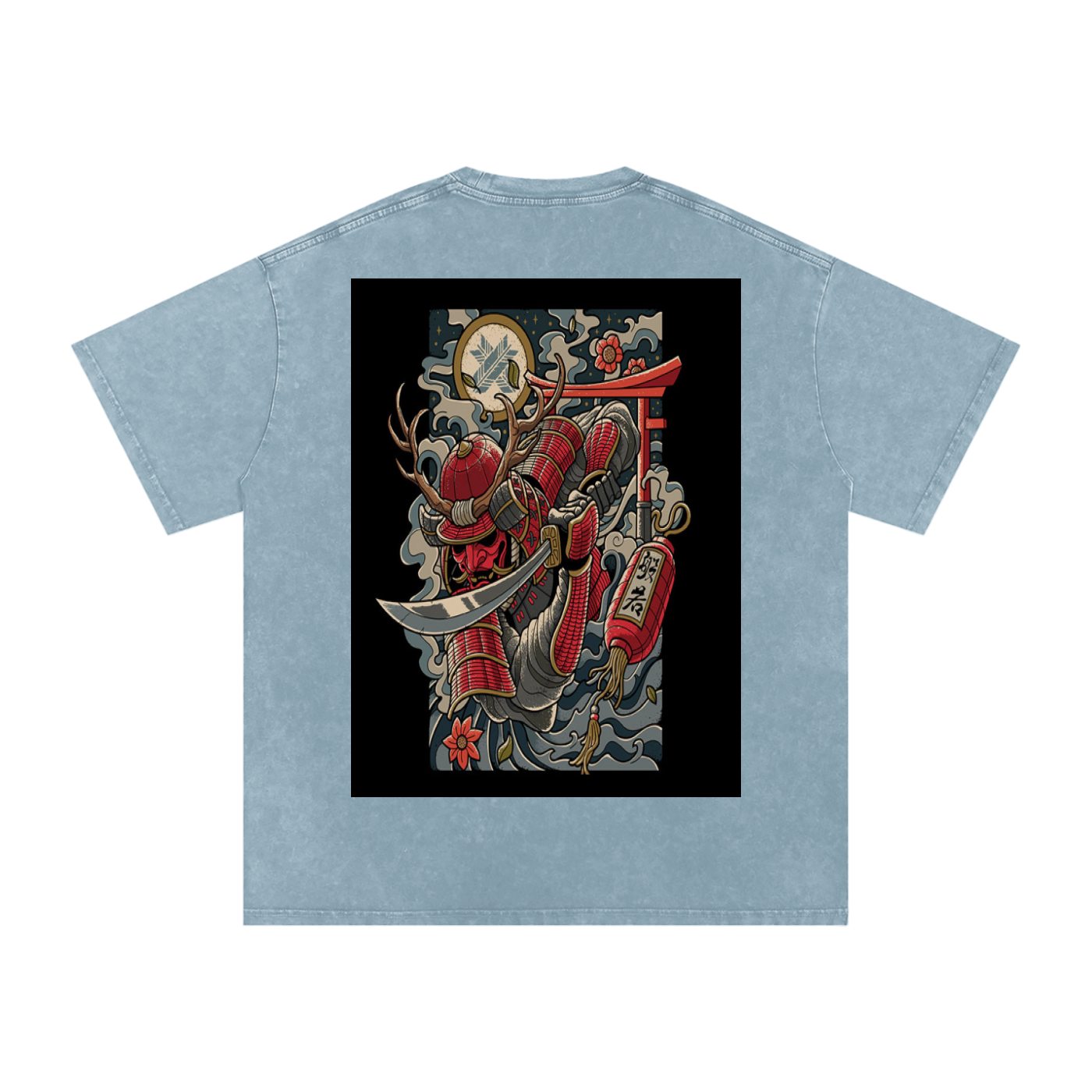 Richmond Snow Washed Oversized Cotton T-Shirt