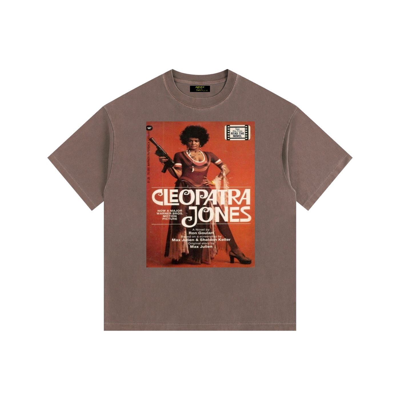 Vintage Cleopatra Jones Washed Oversized Cotton T-Shirt
