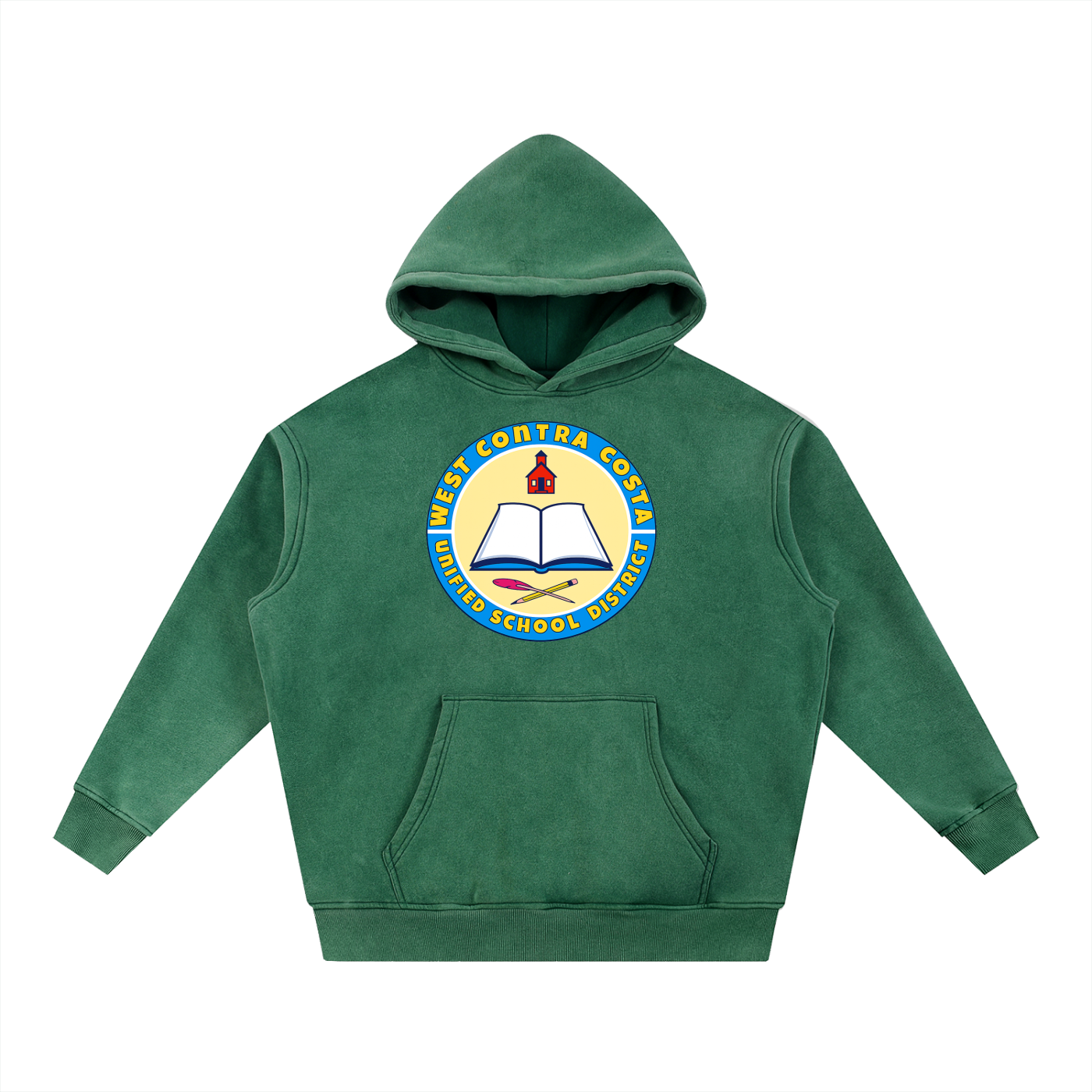 District Snow Wash Fleece Oversize Hoodie