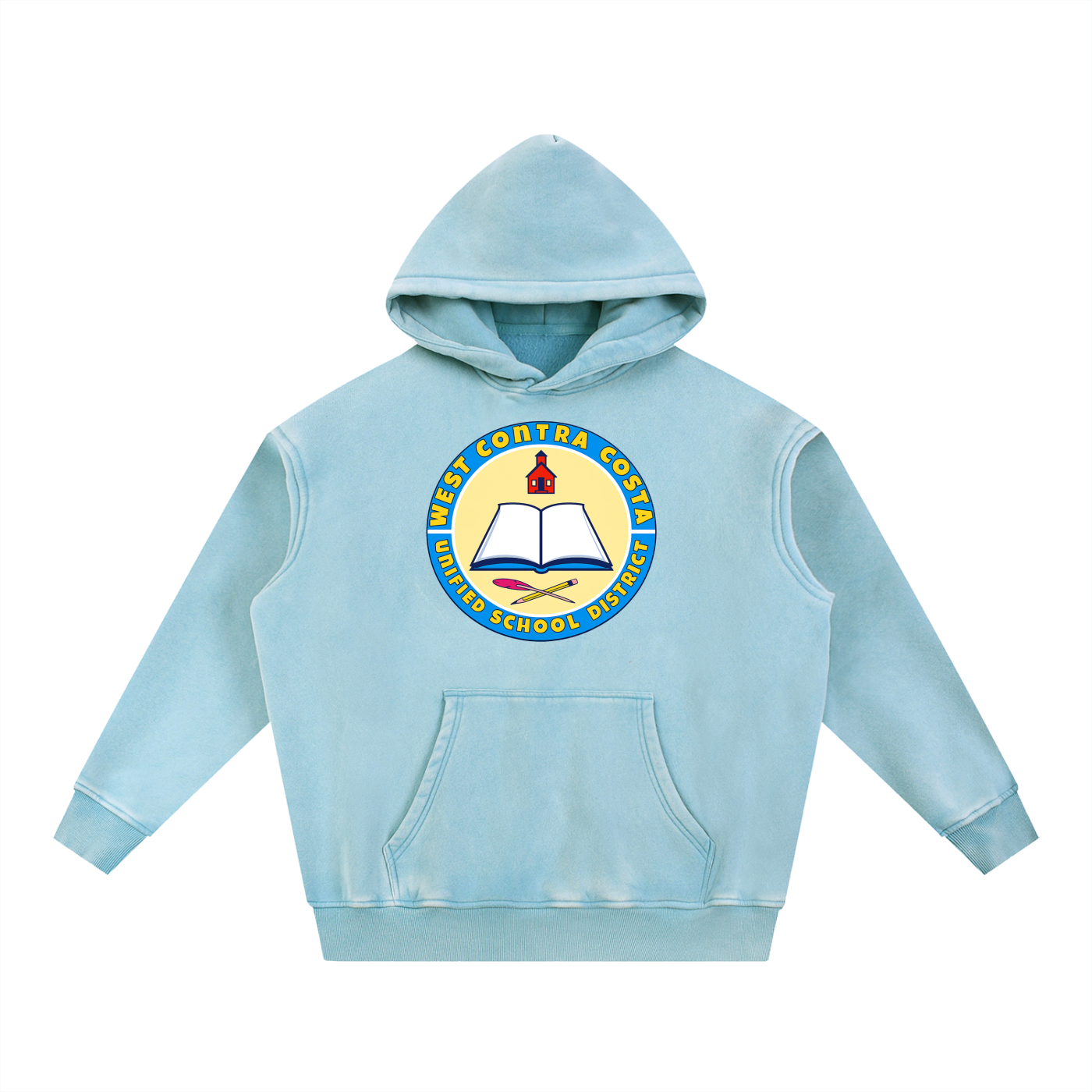 District Snow Wash Fleece Oversize Hoodie