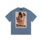 Vintage Foxy Brown Washed Oversized Cotton T-Shirt