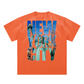New York Hand-Scrunched Sun-faded T-Shirt