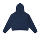 Contrast Side Stripe Cropped Hoodie