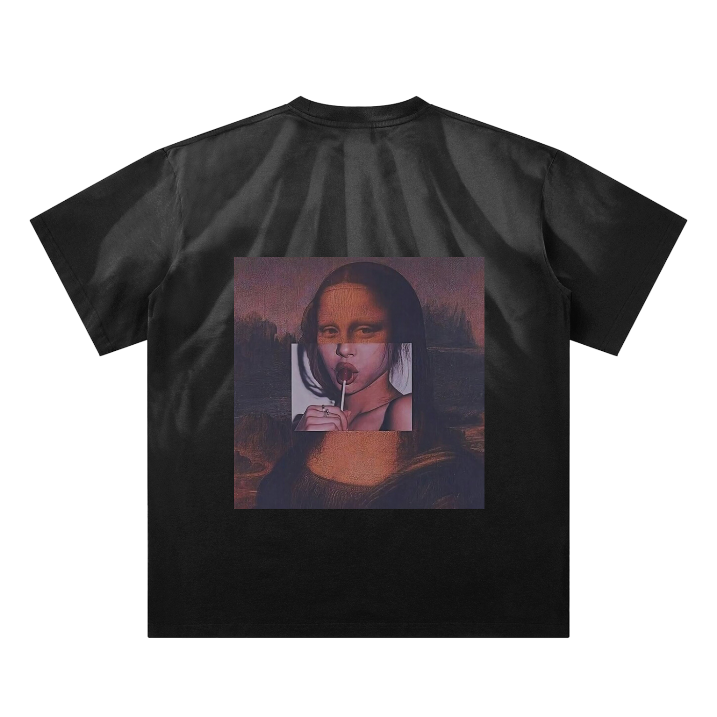 New York Hand-Scrunched Sun-faded T-Shirt