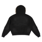 Original Sun Fade Boxy Detachable Fur Hoodie
