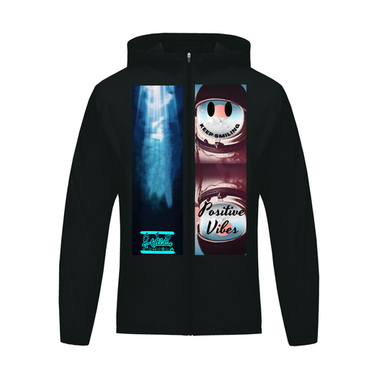 Graphic styled Melted Smiley Soft Hooded Sports Jacket