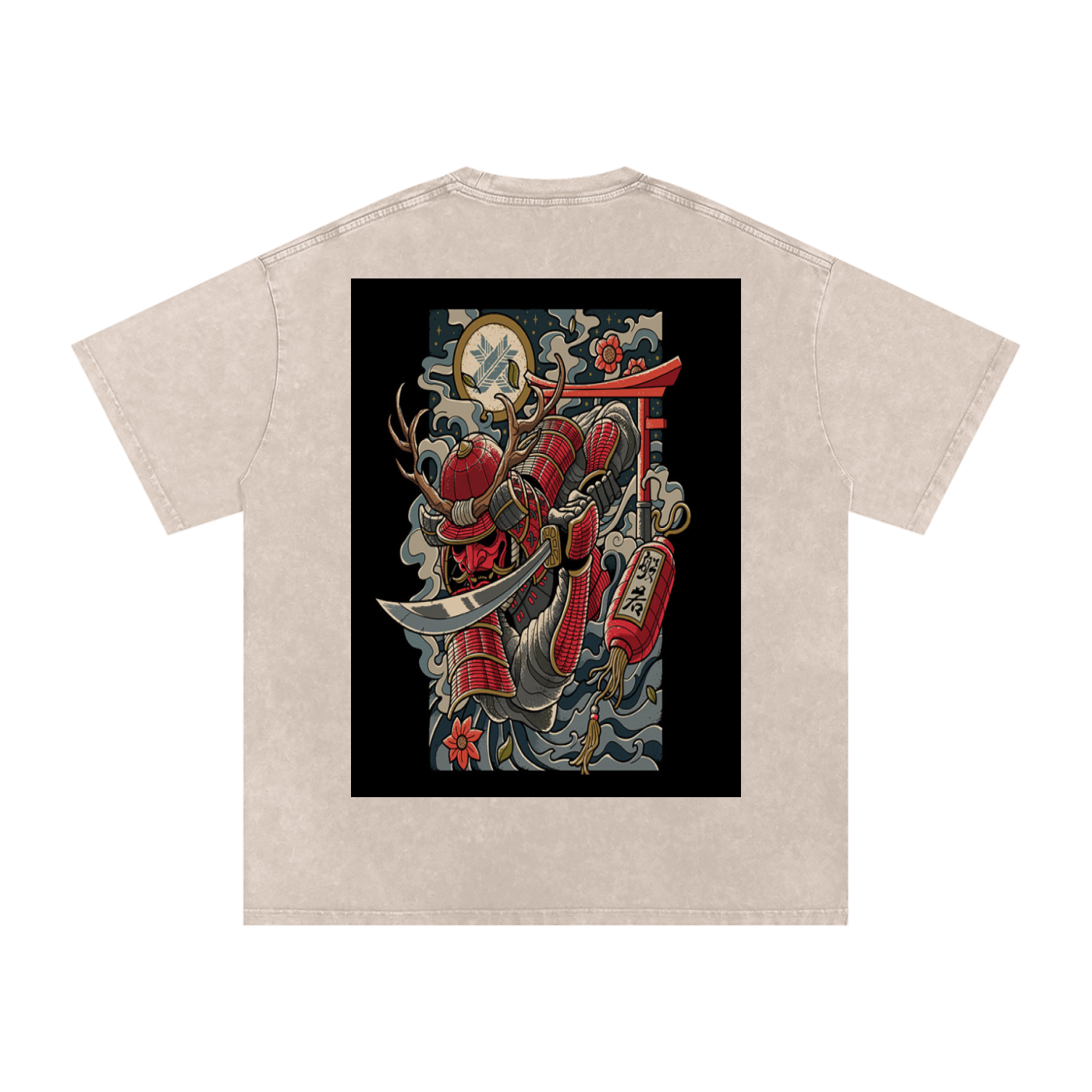 Richmond Snow Washed Oversized Cotton T-Shirt