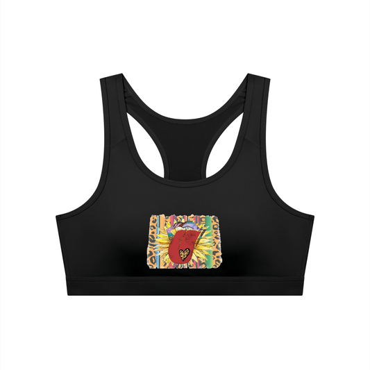 Stay Wild Women's Cropped Sports Bra