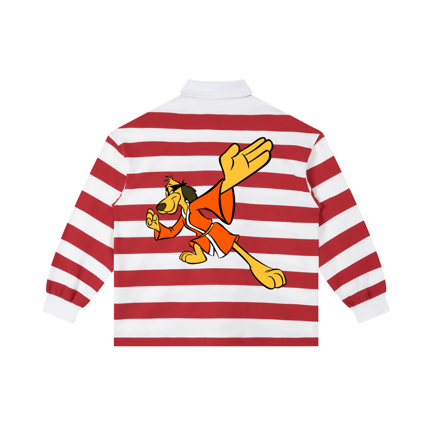 Hong Kong Phoey Color Block Stripe Polo Shirt