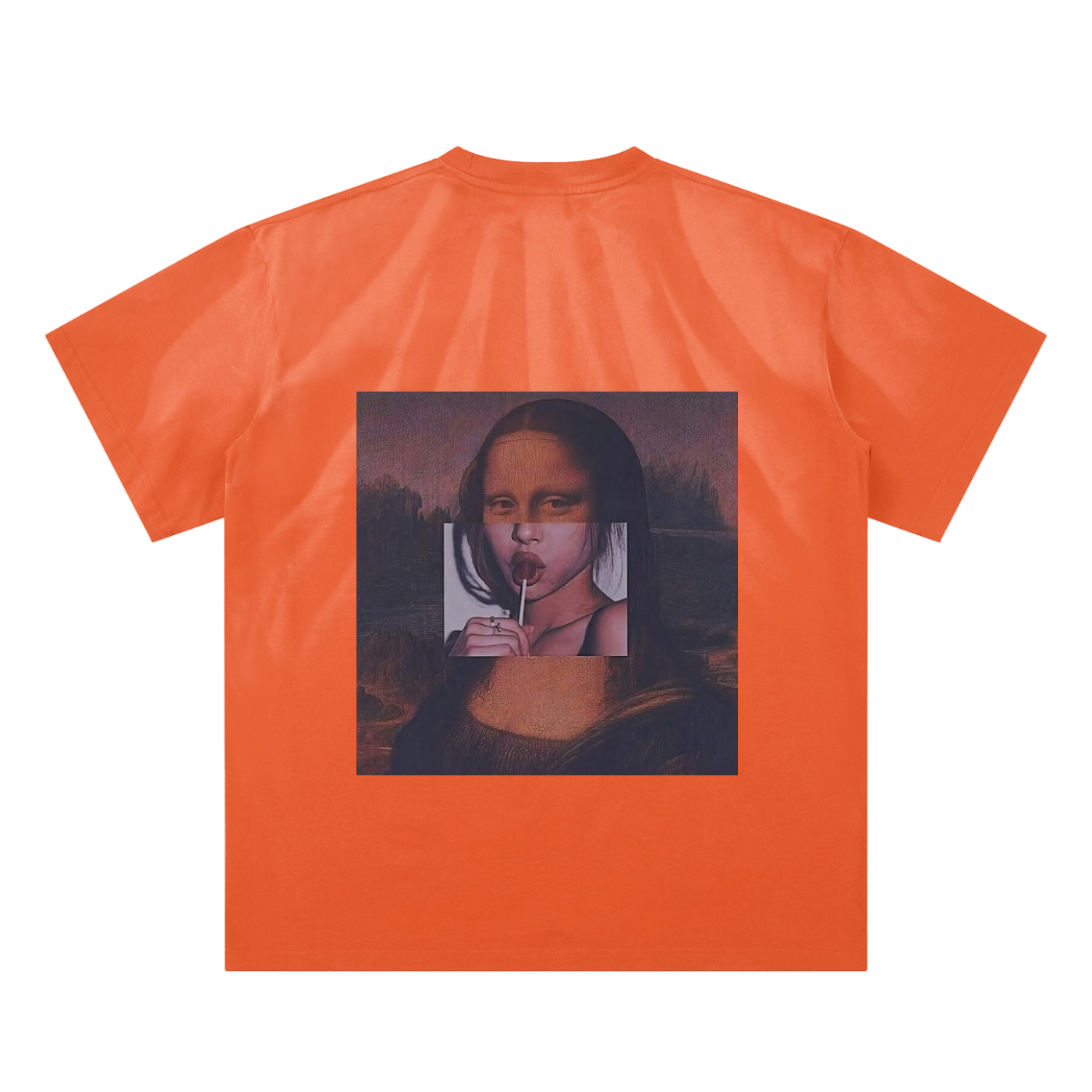 New York Hand-Scrunched Sun-faded T-Shirt