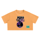 Graphic KISS vintage Snow Washed Crop Top