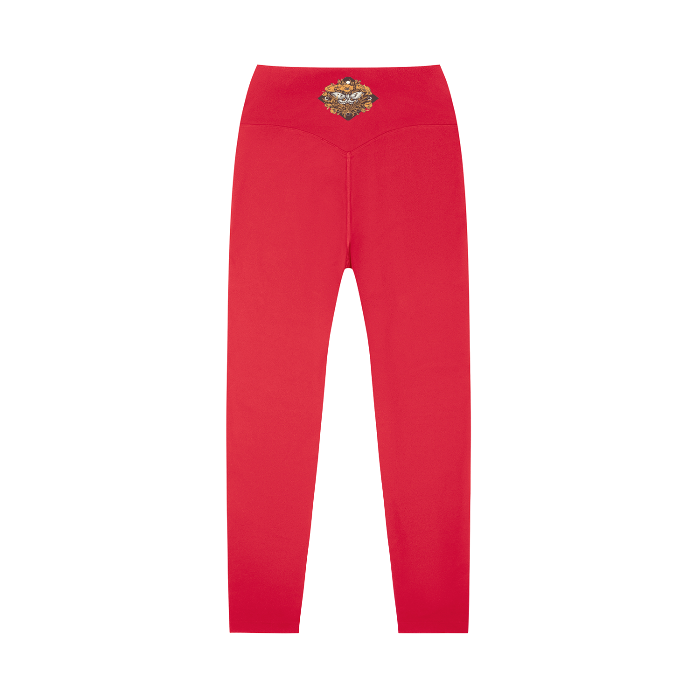 Beautiful Moth High-Waisted Yoga Leggings
