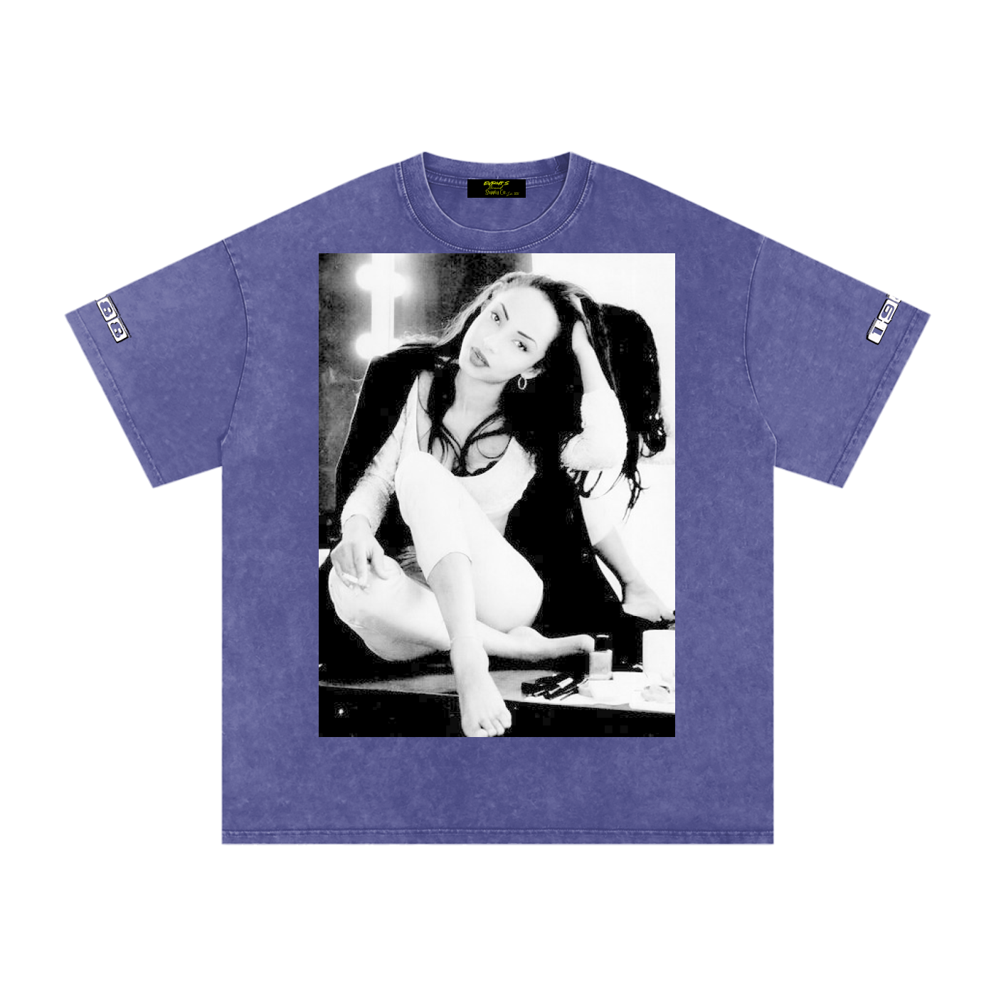 Sade #1 Snow Washed Oversized Cotton T-Shirt