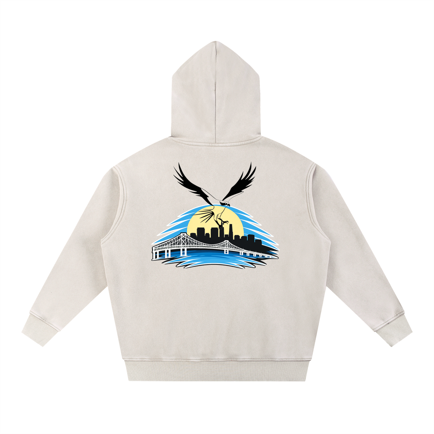 Richmond Snow Wash Fleece Oversize Hoodie