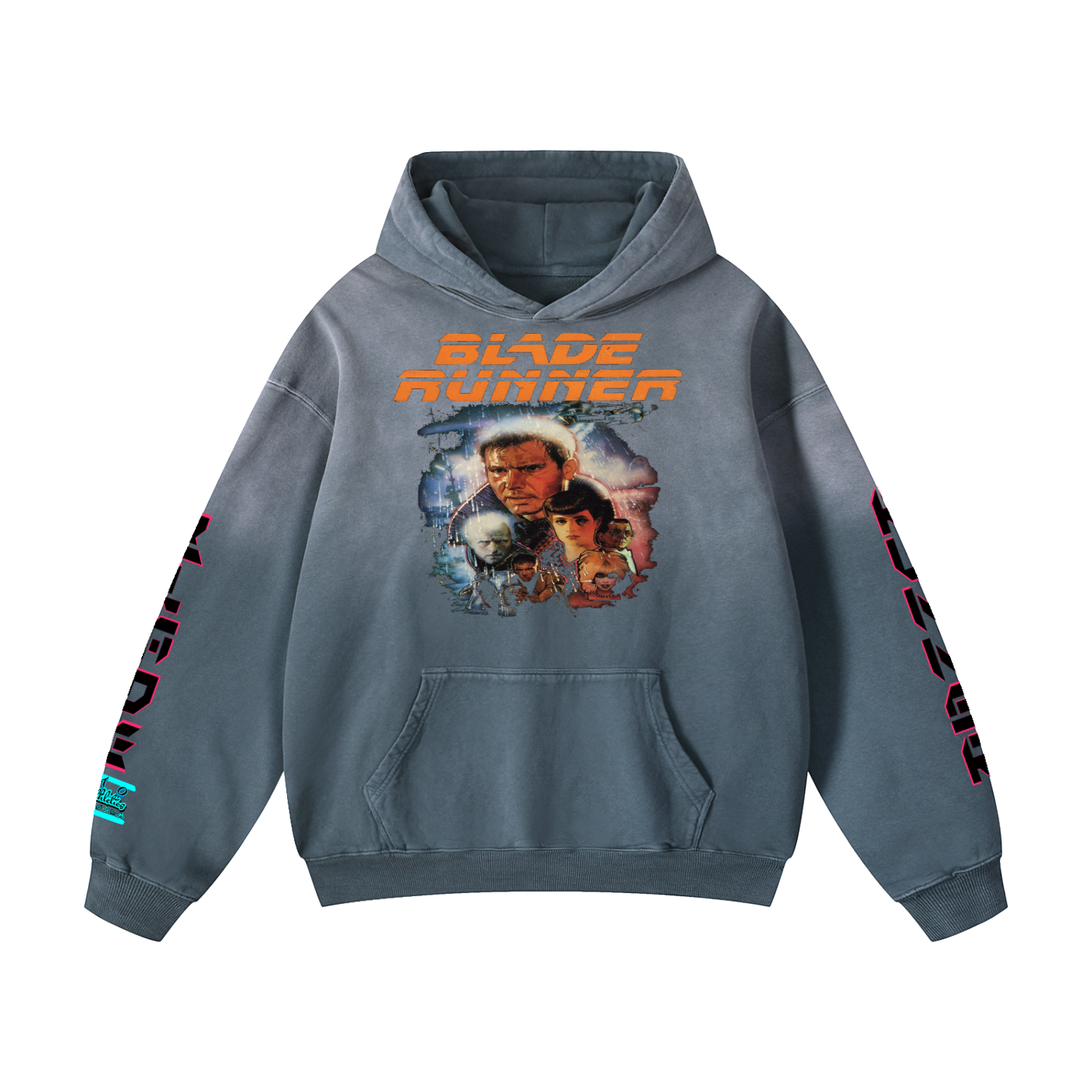 Classic Blade Runner Heavyweight Sunfaded Oversized Hoodie