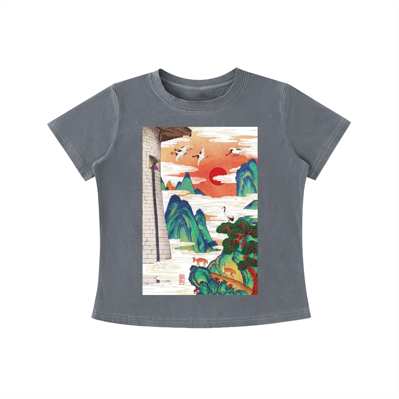 Early Morning Vintage Wash Slim Fit T-shirt