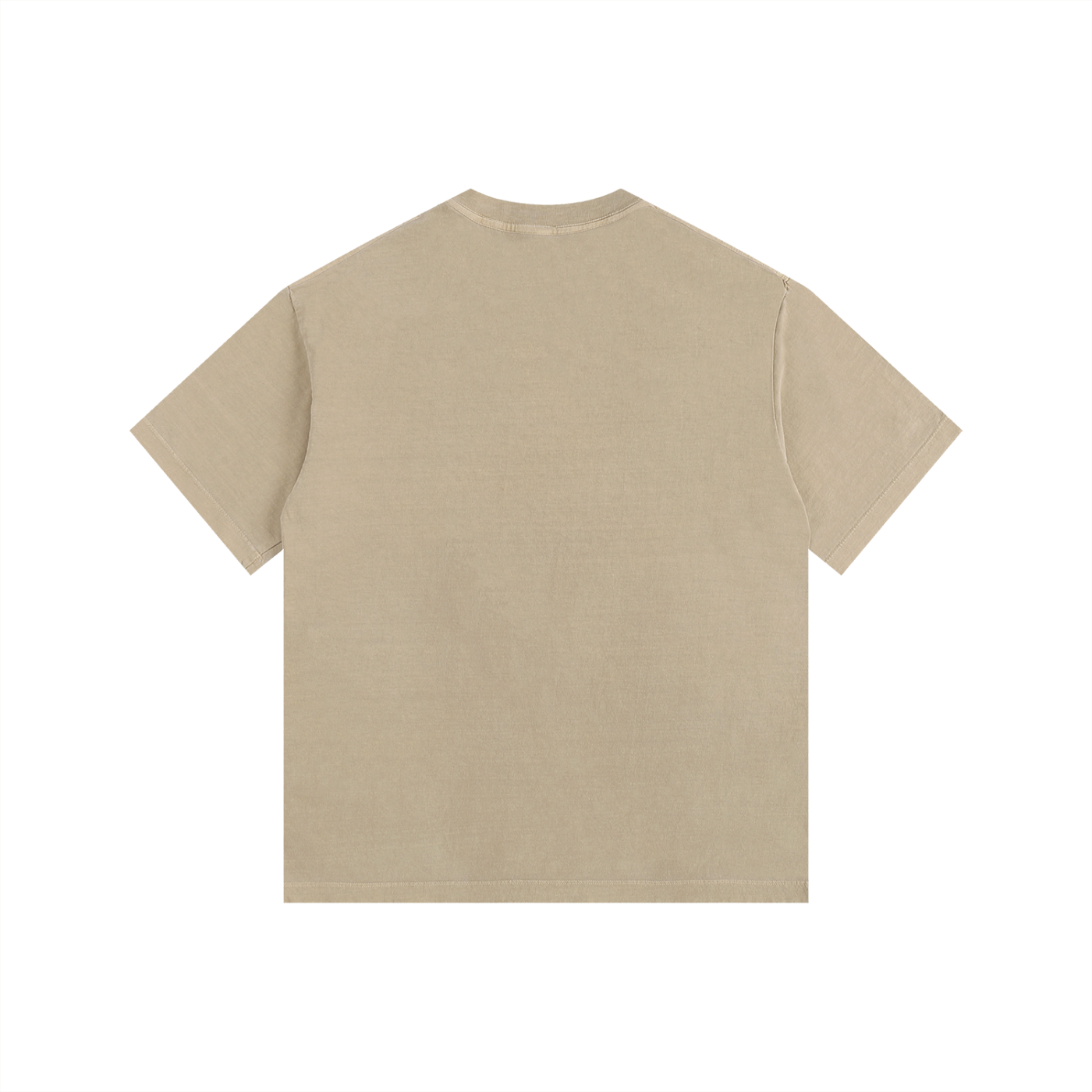 Vintage Foxy Brown Washed Oversized Cotton T-Shirt
