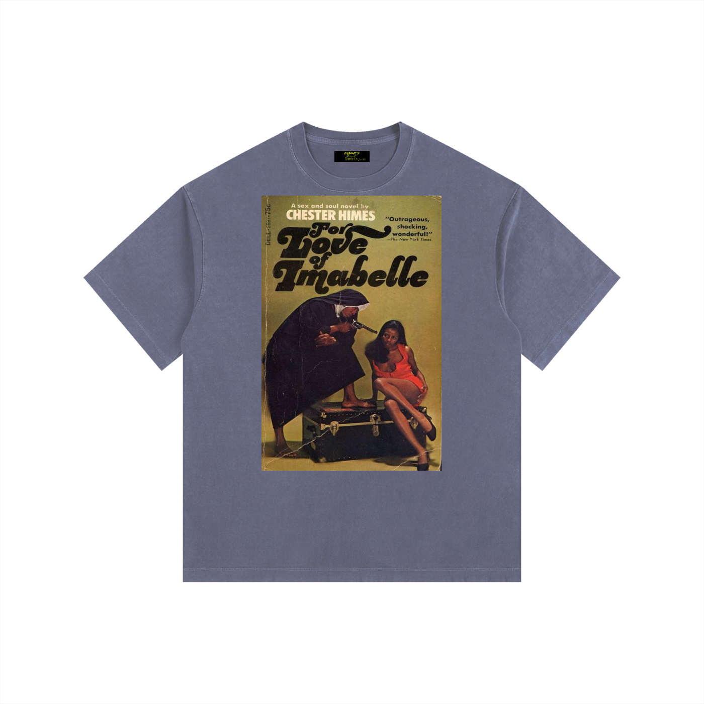 Vintage ImaBelle Washed Oversized Cotton T-Shirt