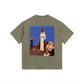 Vintage Minnie Rip Washed Oversized Cotton T-Shirt