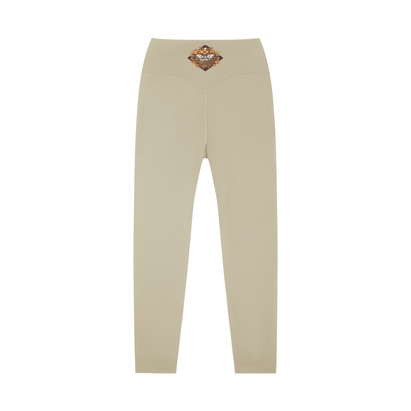 Beautiful Moth High-Waisted Yoga Leggings