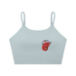 Stay Wild Spaghetti Strap Yoga Sports Bra