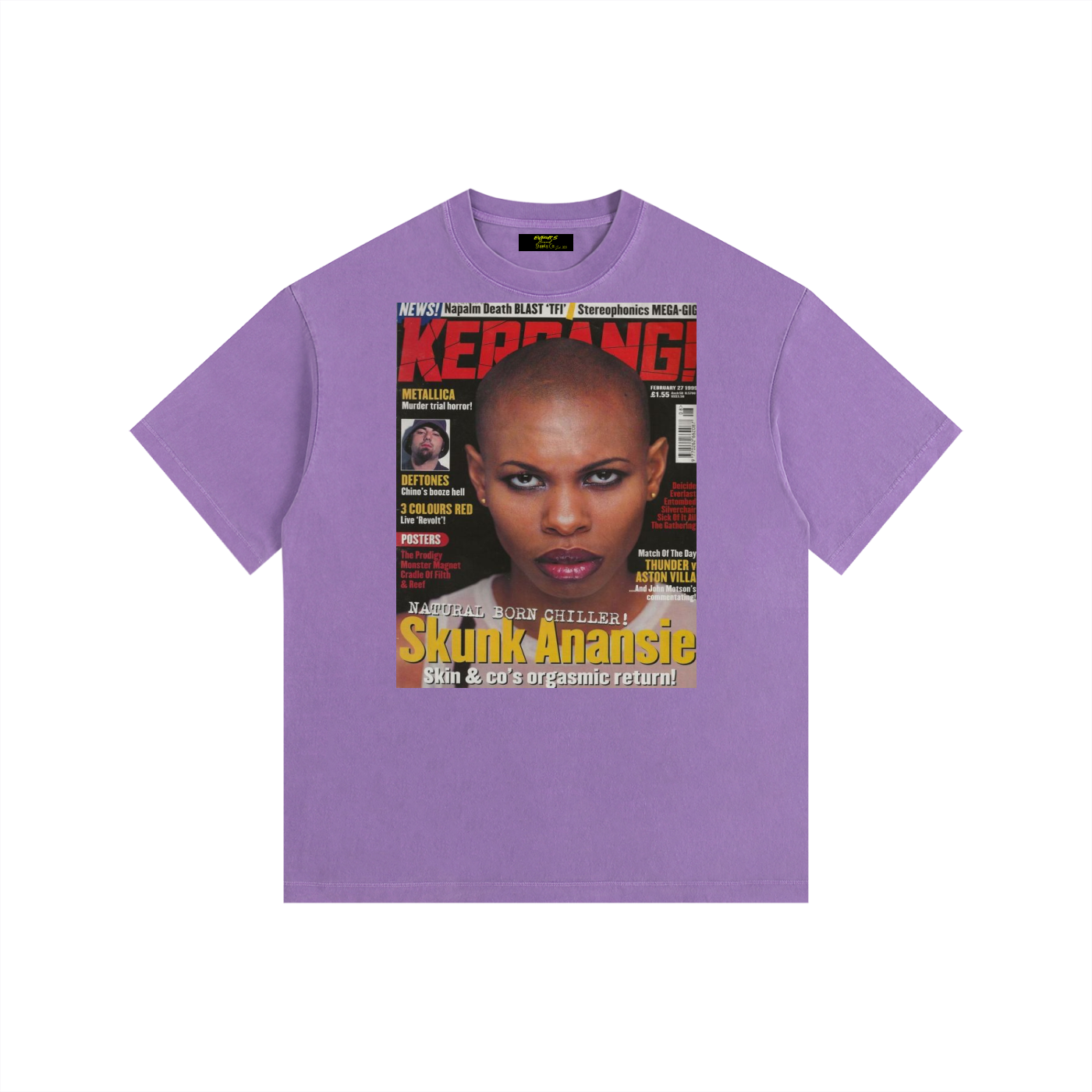 Vintage Skunk Anasie Washed Oversized Cotton T-Shirt