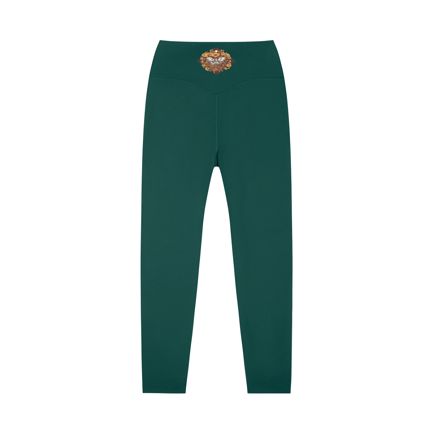 Beautiful Moth High-Waisted Yoga Leggings