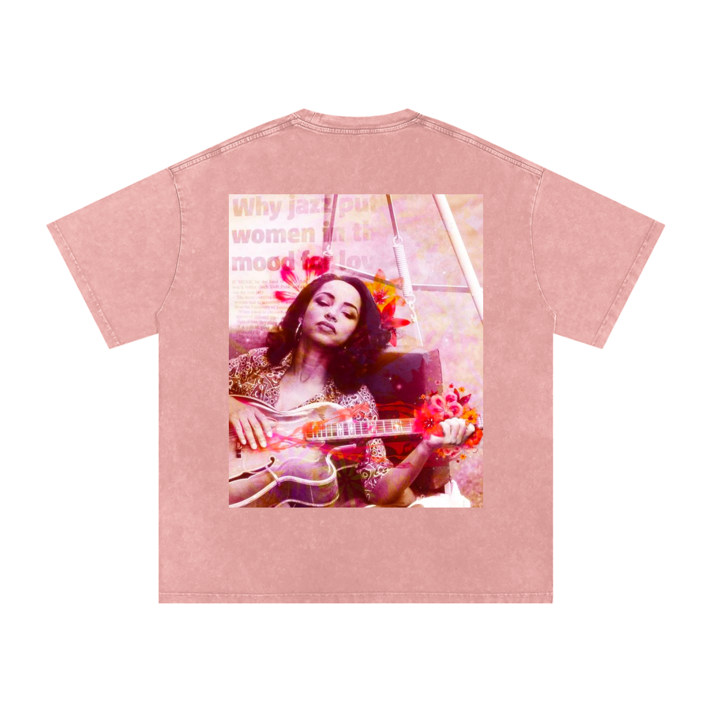 Sade #2 Snow Washed Oversized Cotton T-Shirt