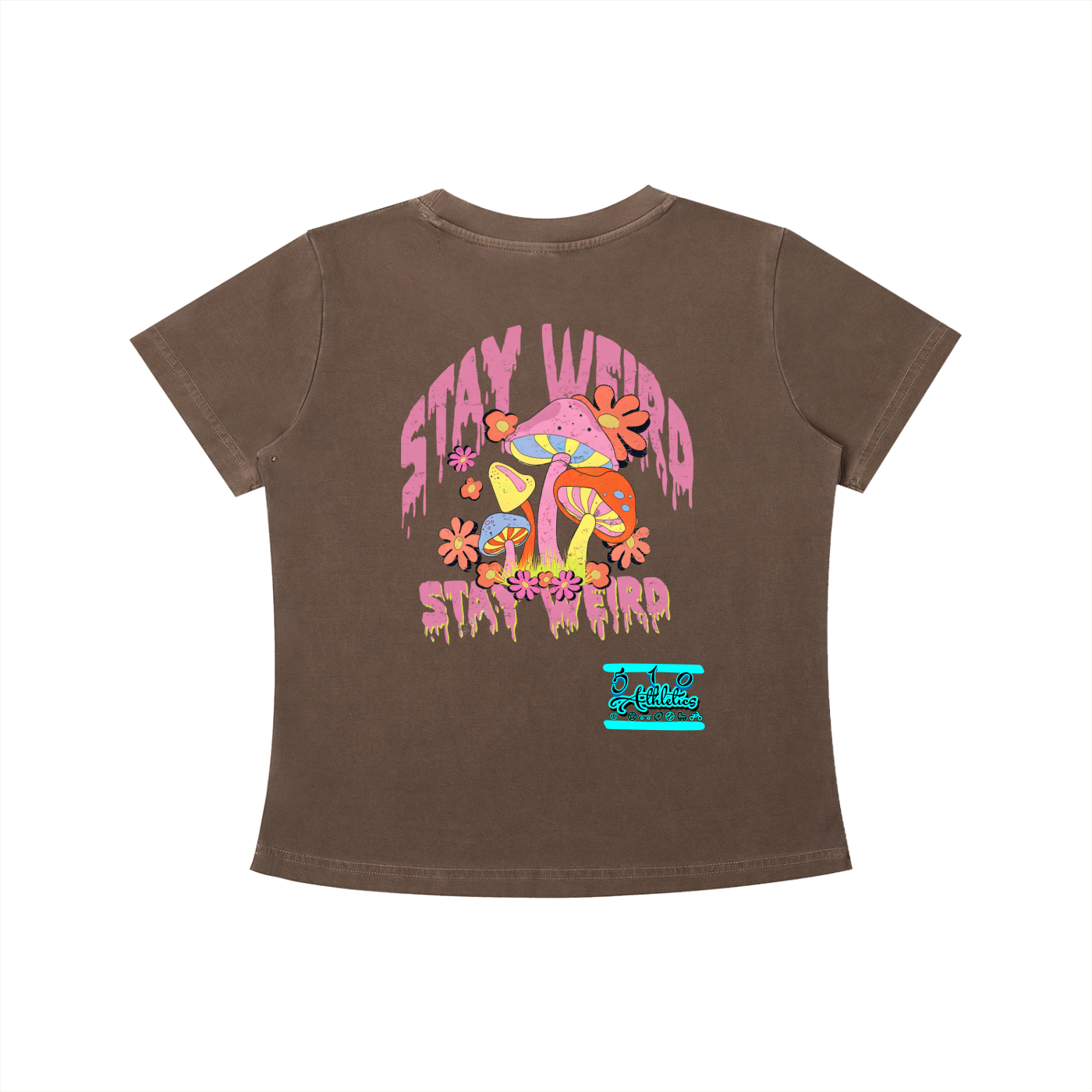 Stay weird Vintage Wash Slim Fit T-shirt