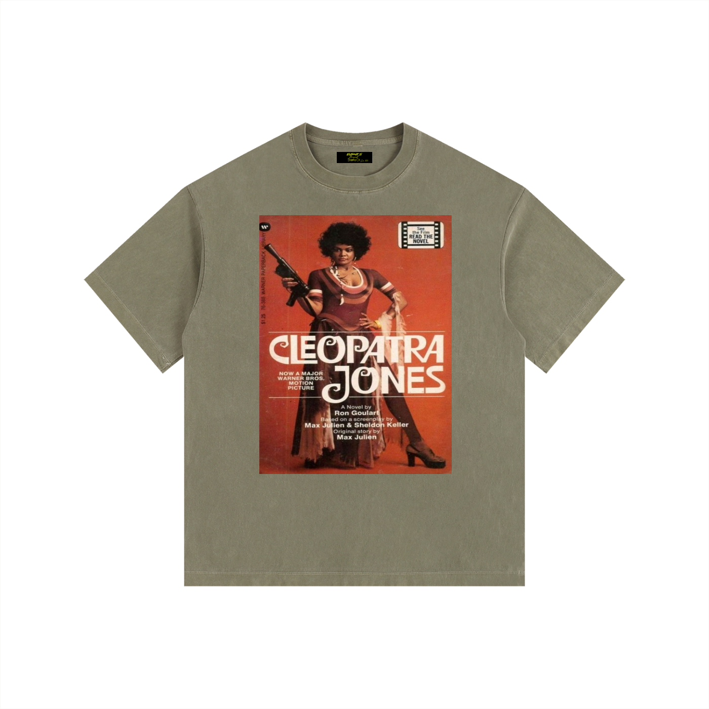 Vintage Cleopatra Jones Washed Oversized Cotton T-Shirt