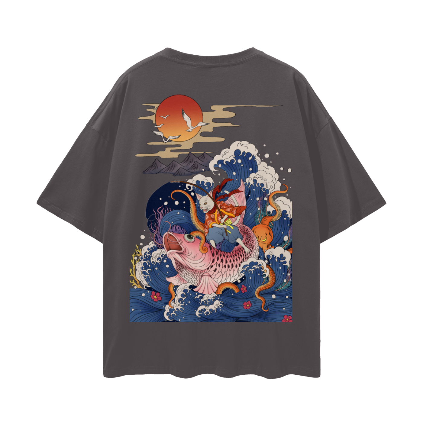 Cats are special too Streetwear Loose Drop Shoulder T-Shirt
