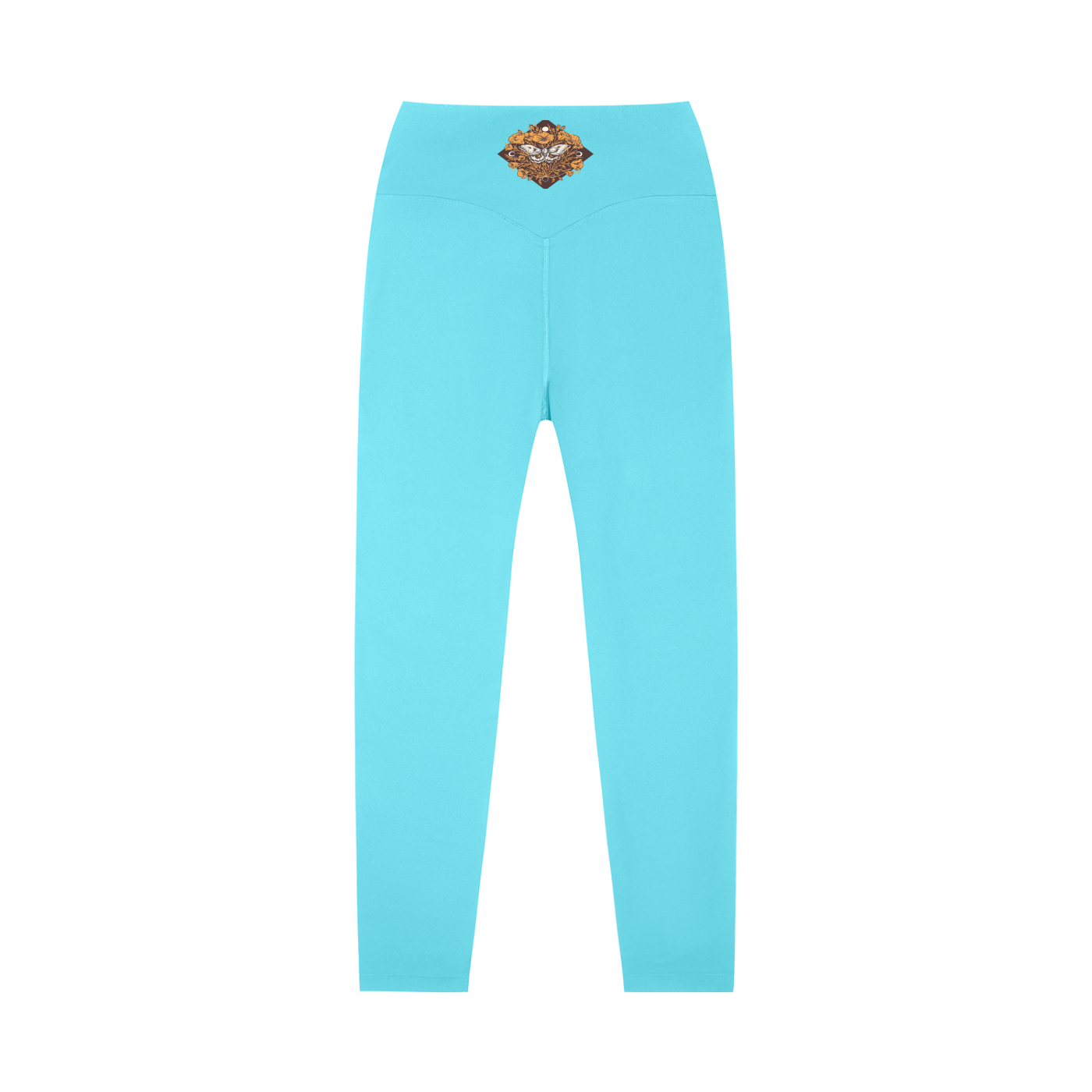 Beautiful Moth High-Waisted Yoga Leggings