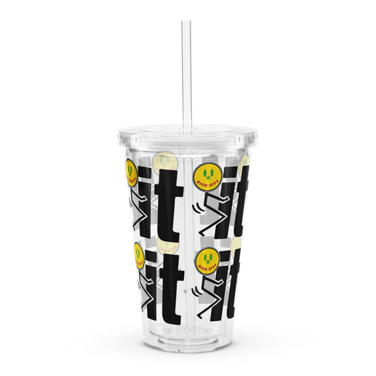 "510_Athletics" RC Smiley "Richmond" Clear plastic tumbler
