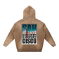 San Francisco / 420 Ape colab, Vintage Washed Frayed Fleece Hoodie