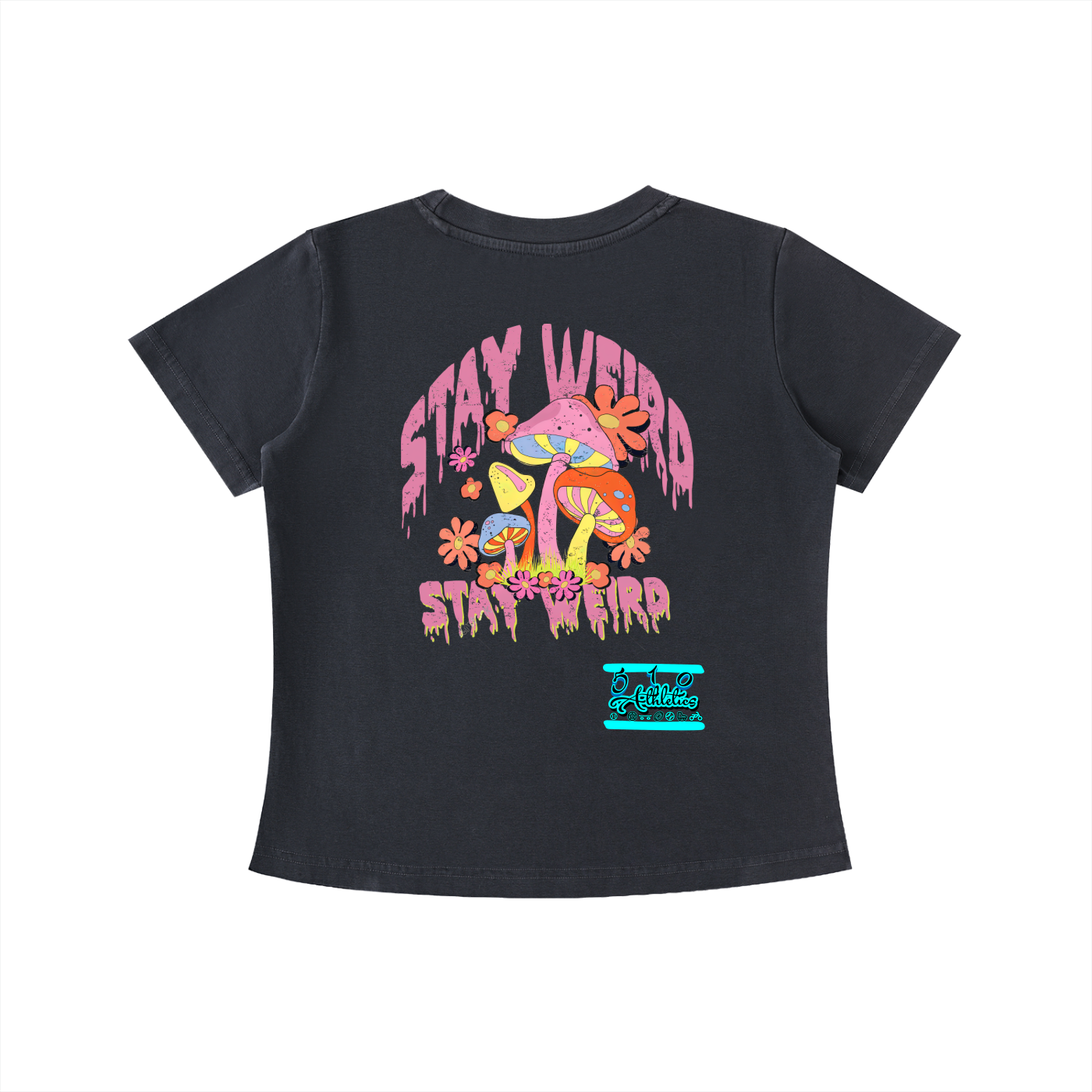 Stay weird Vintage Wash Slim Fit T-shirt