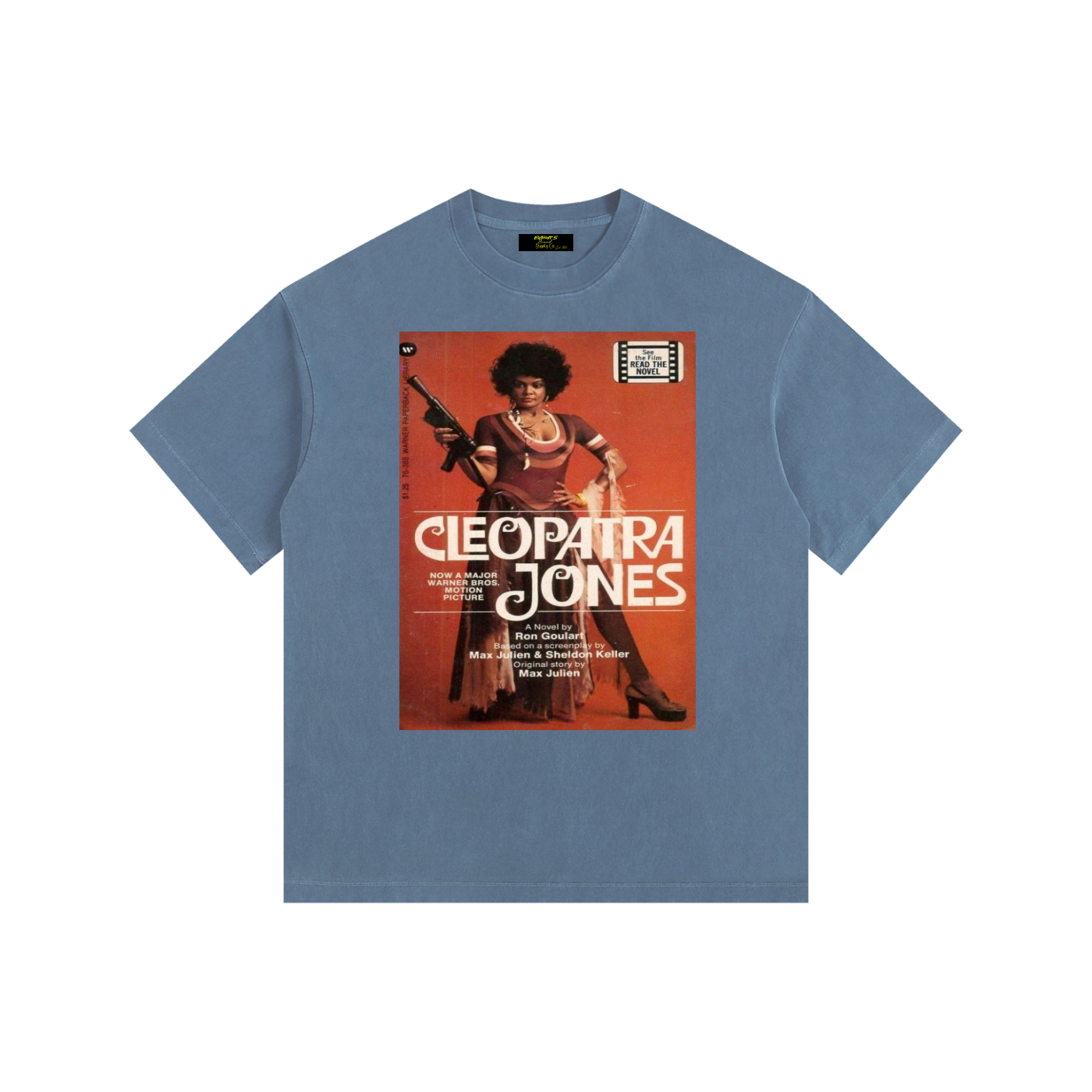 Vintage Cleopatra Jones Washed Oversized Cotton T-Shirt