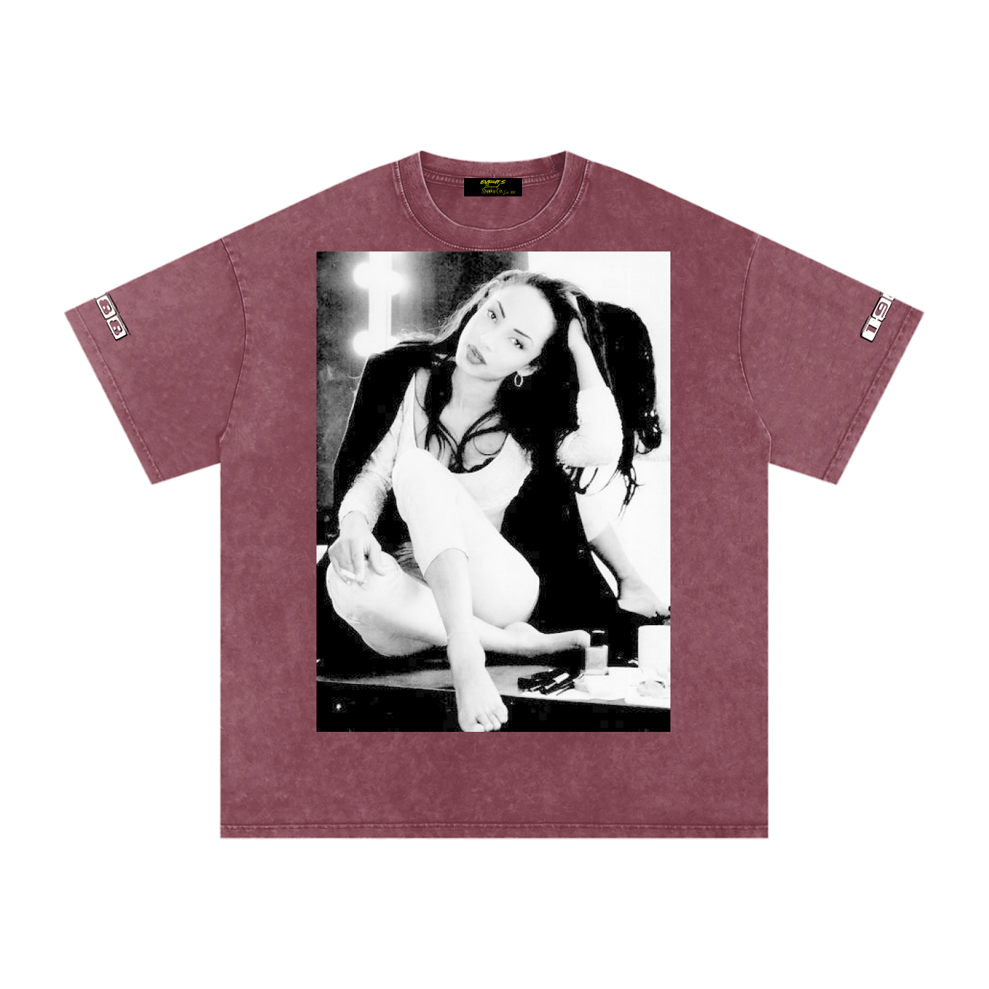 Sade #1 Snow Washed Oversized Cotton T-Shirt